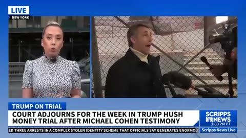 Michael Cohen faces intense cross-examination in Trump hush money trial