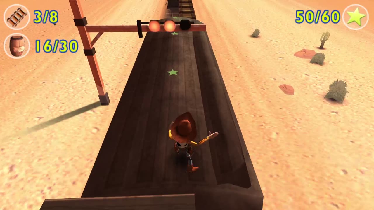 My Daughter (4) plays Toy story 3 with me | Level 1 - Western Playtime