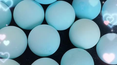 20250718-8 Natural Original Turquoise Beads: Rolling Blue-Green Time Planets