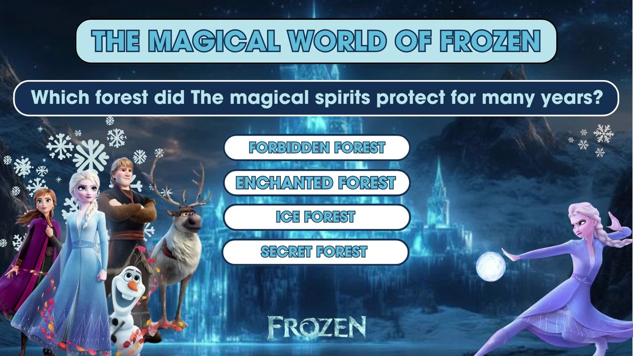 Frozen 2 Movie Quiz | Test Your Knowledge On Frozen 2 Movie-MCQs | Disney Movie Quiz Challenge!