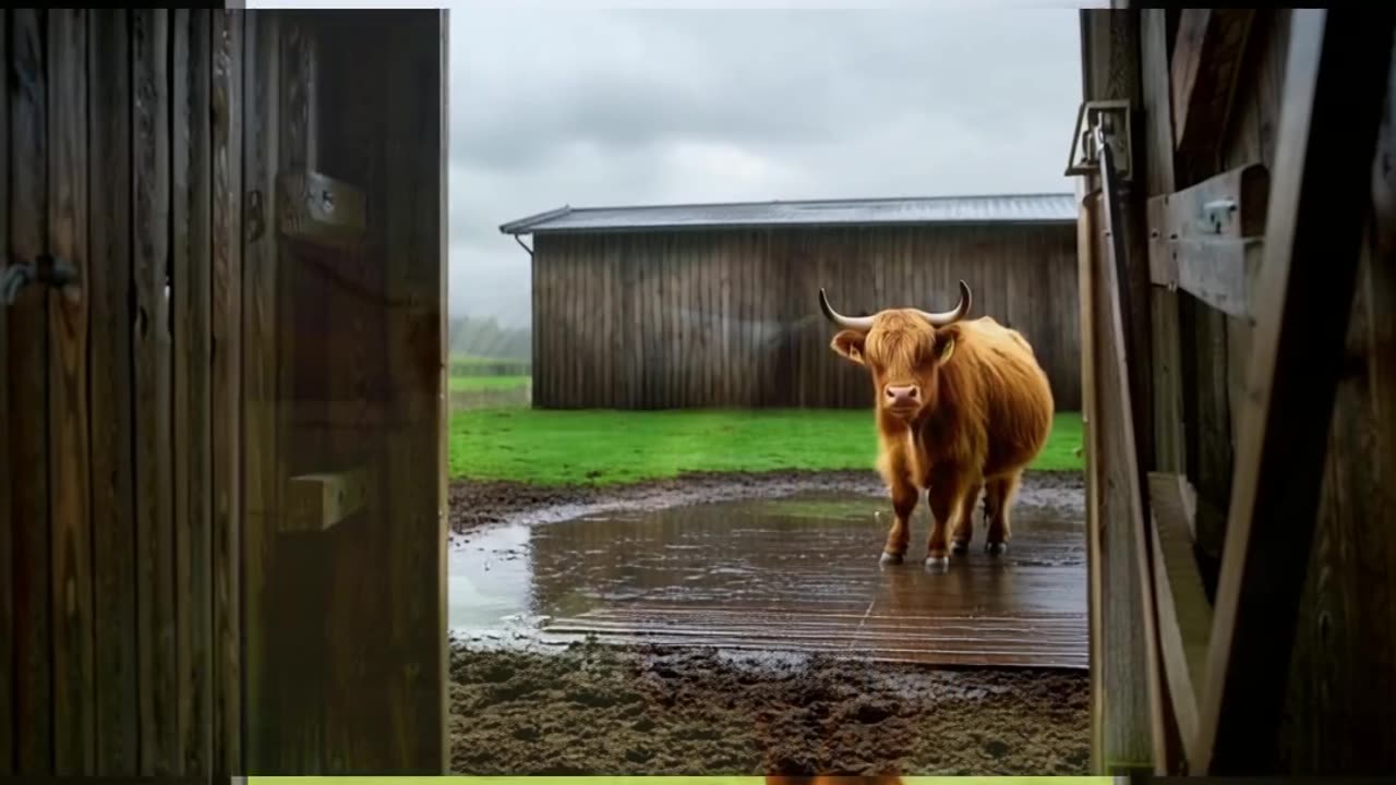 The Highland Storm// Scottish Highland Bull