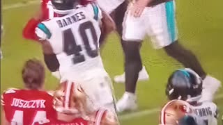 Dust up between the 49ers and panthers