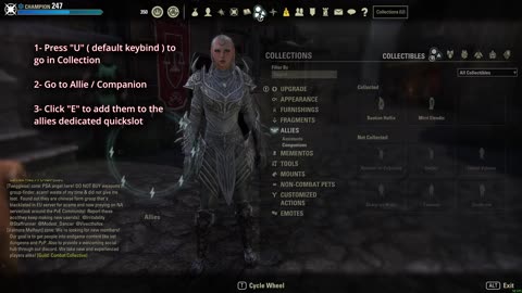 ESO│QUICKSLOT - How to ASSIGN an ITEM to The HOTBAR - Guide 2026