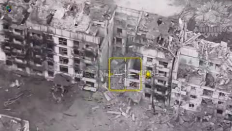Ukrainian Airstrikes Entomb Russian Soldiers in Massive Concrete Building