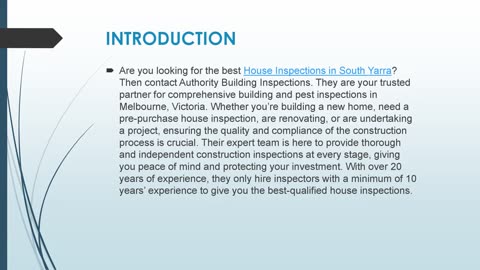 Best House Inspections in South Yarra