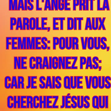 "Il est ressuscité : La Victoire sur la Mort" Matthieu 28:5,6 #shorts #youtube #ytshorts #shortvideo