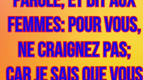 "Il est ressuscité : La Victoire sur la Mort" Matthieu 28:5,6 #shorts #youtube #ytshorts #shortvideo
