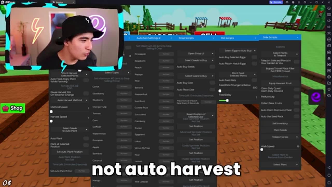 Script Garden Auto Harvest