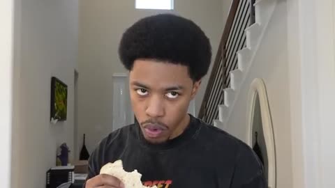 Fighting someone that has FOOD in a video game.