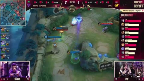 ENG M5 Group Stage Day 4 ONIC vs TE Game 2