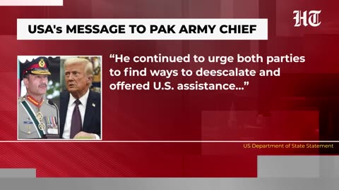 Hours After Trump's Message, USA Exposes Pakistan's Real Ruler? Warned For India Attack? Op Sindoor