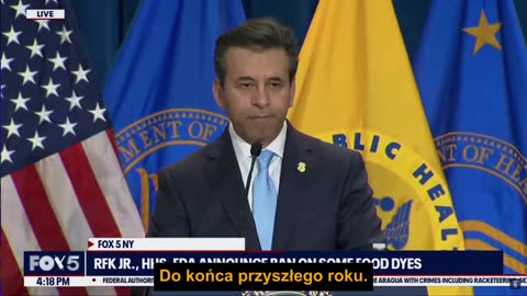RFK JR. Toksyczne kolory won z jedzenia! Walka o zdrowie dzieci.