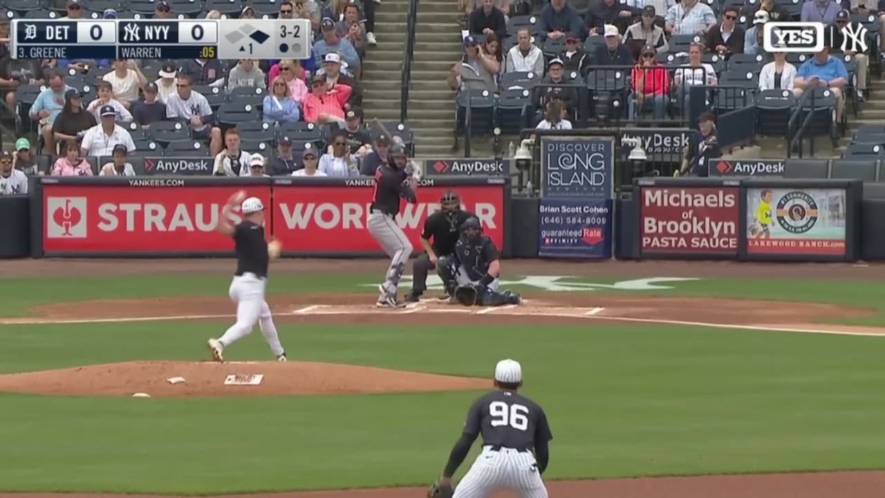New York Yankees Spring Training Highlights: vs Detroit Tigers