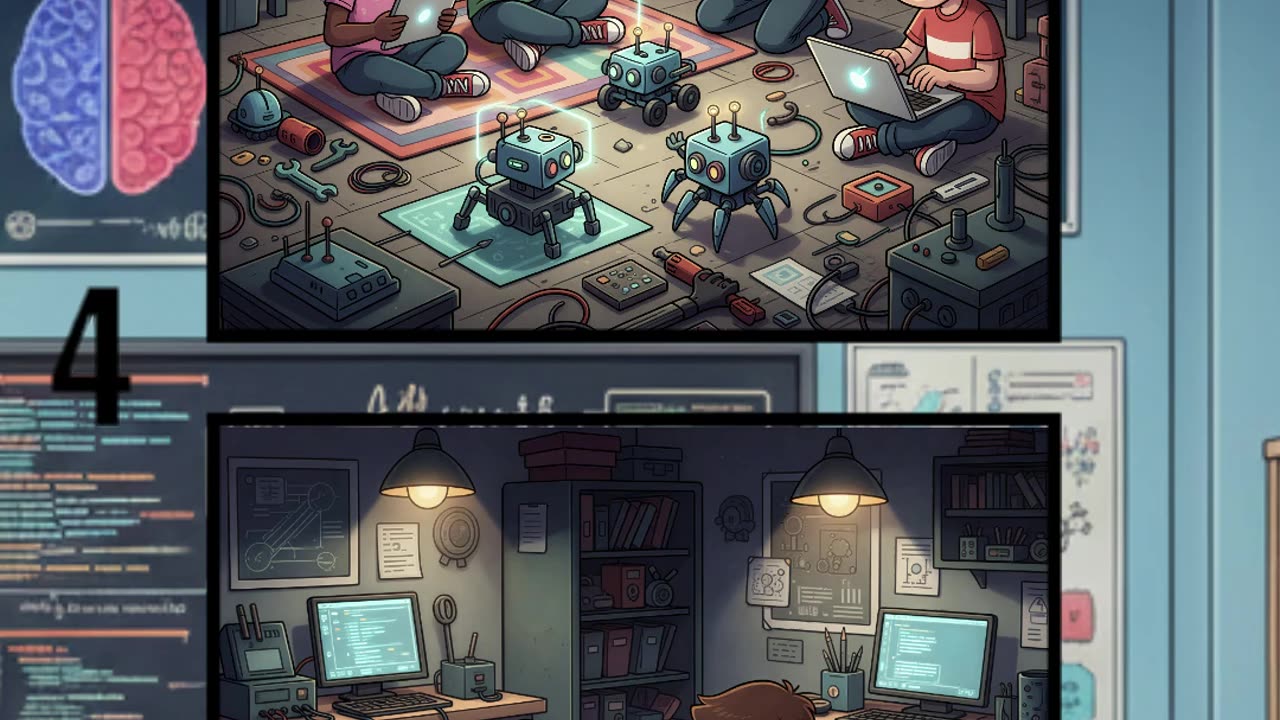 Robot Classroom Adventure! 🤖📖✨