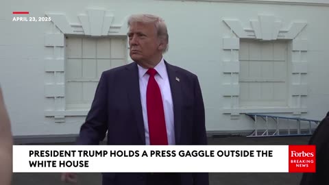 BREAKING NEWS: Trump Speaks To Reporters About Tariff Negotiations, Promises 'Fair Deal' With China