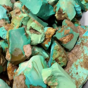 20250802-4 Natural Original Turquoise Rough Contain Green Embryo