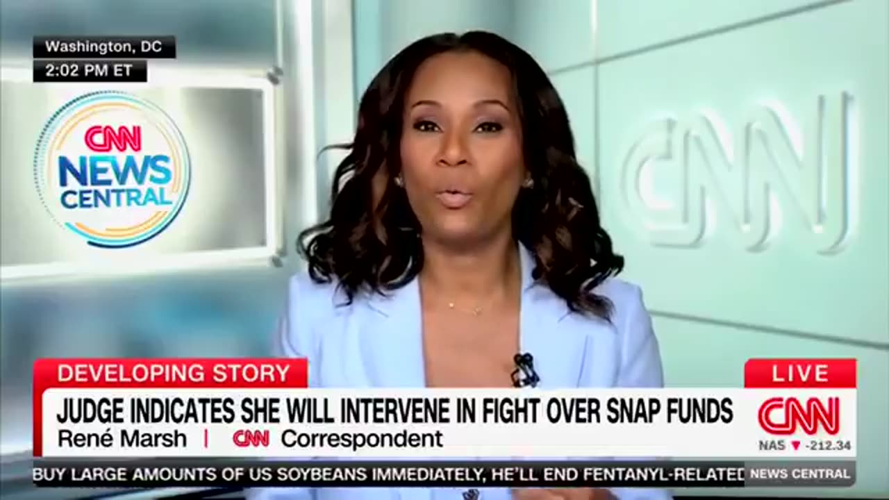 Judge Indicates She Will Intervene in fight over SNAP FUNDS
