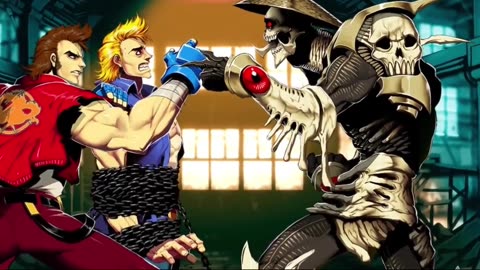 Double Dragon Neon Game Continue screen