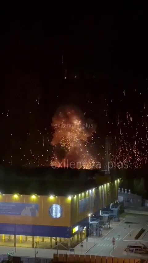 Ukrainian Long-Range Attack Drone Slamming into Russian Missile Depot in Novorossiysk