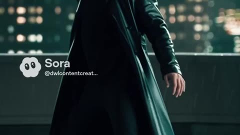 Matrix Bullet Dodge! (Sora AI Voice)