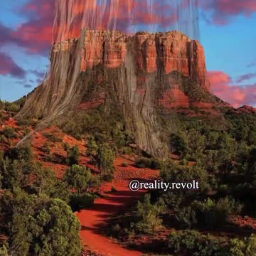 Here we have discussed the idea of many mountains actually being Tree stumps or fallen trees