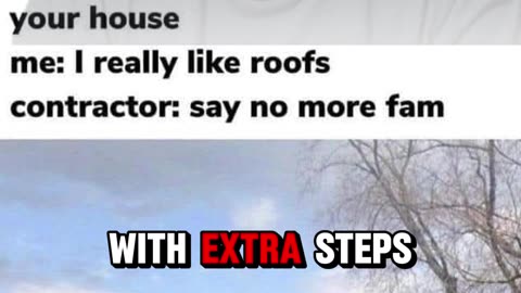 They Really Like Roofs #comedy