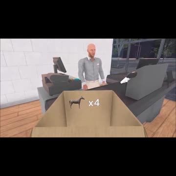 Does anyone recognize the man at the cash register?