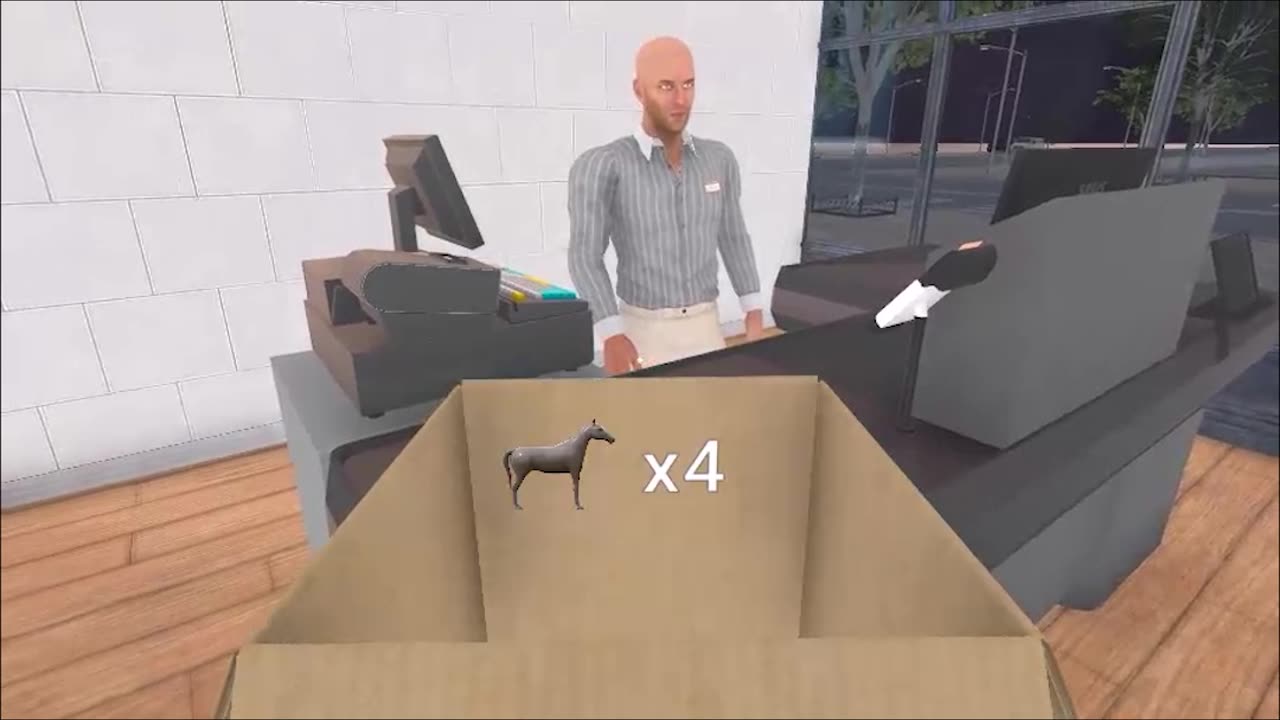 Does anyone recognize the man at the cash register?