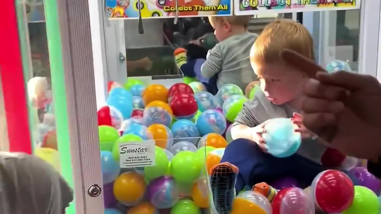 POV: When a Boy Becomes Part of the Arcade 😂🎮