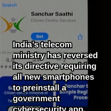 India Withdraws Order for Mandatory Cybersecurity App Preinstallation