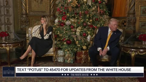 President Trump Participates in NORAD Santa Calls
