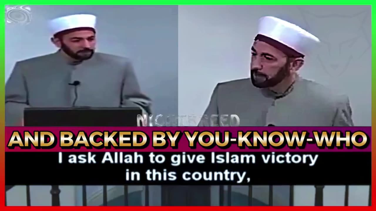 "We've turned 3 churches into mosques" - the community will all be Muslims?