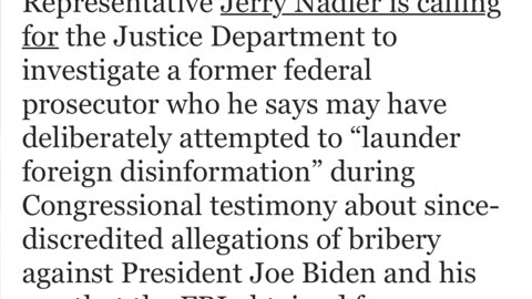 Rep. Nadler seeks DOJ investigation of Russian lies that Comer - Desmond_MEDIA VOL 9