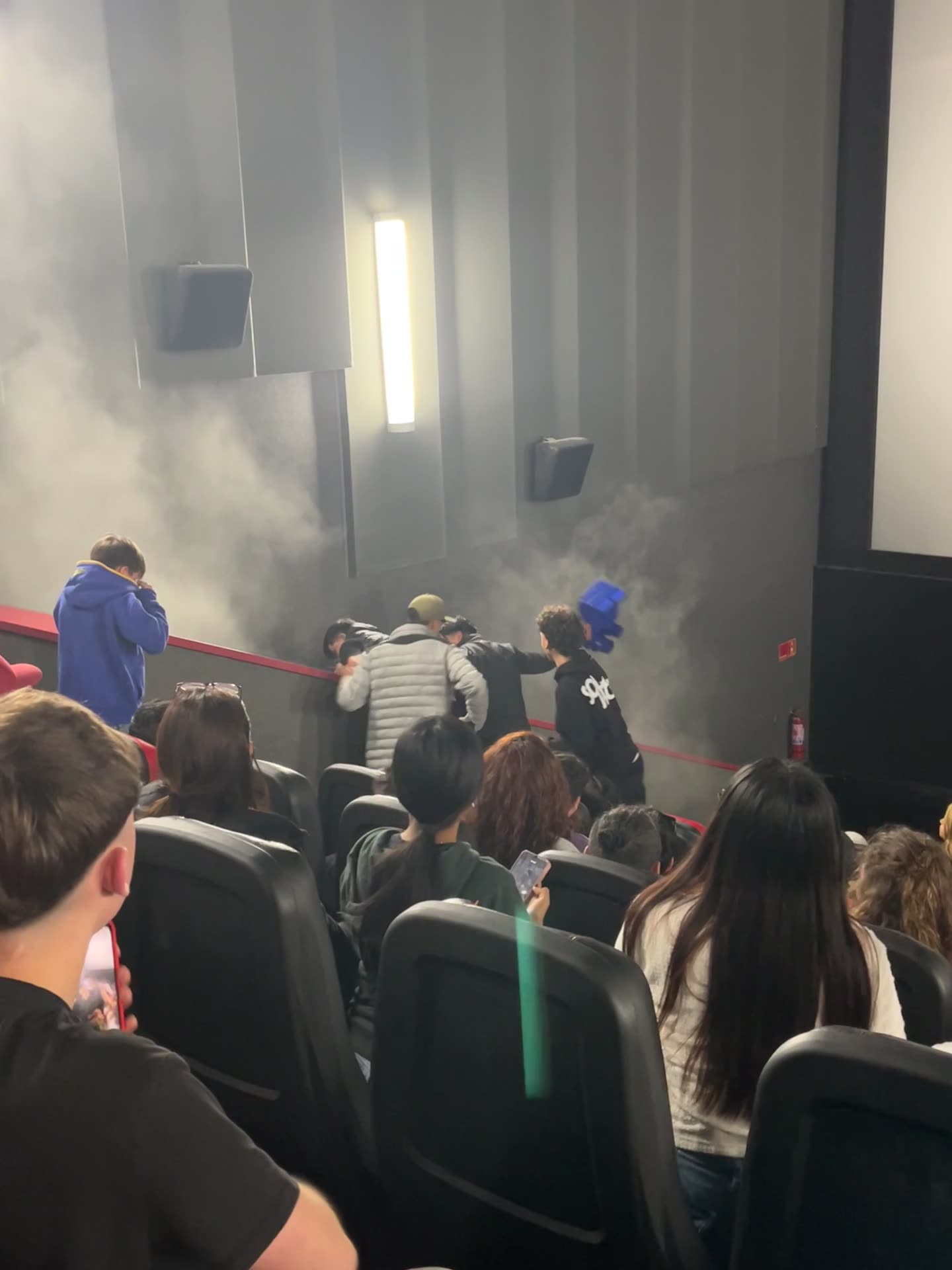 Group Sneaks Into Theater and Gets Kicked Out