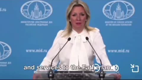 🚨 Russia’s Foreign Ministry spokesperson Maria Zakharova sharply criticized Zelensky
