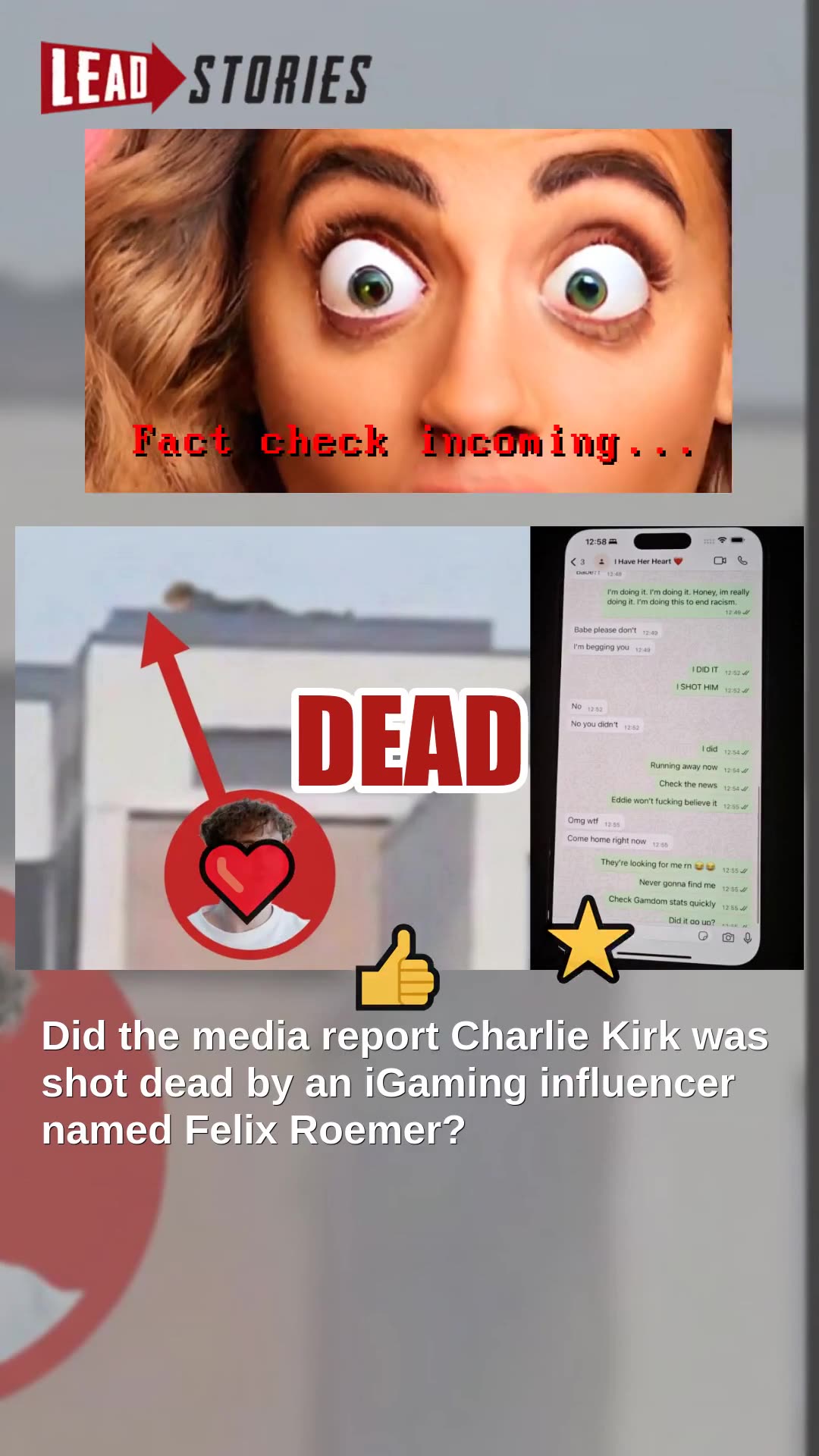 Fact Check: Satire Story Said Felix Roemer Shot Charlie Kirk -- Not Real