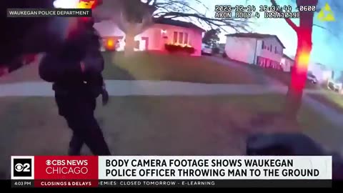 Cop toss suspect on the ground