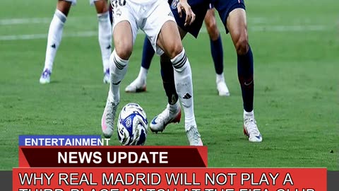 Why Real Madrid Will Not Play a Thirdplace Match