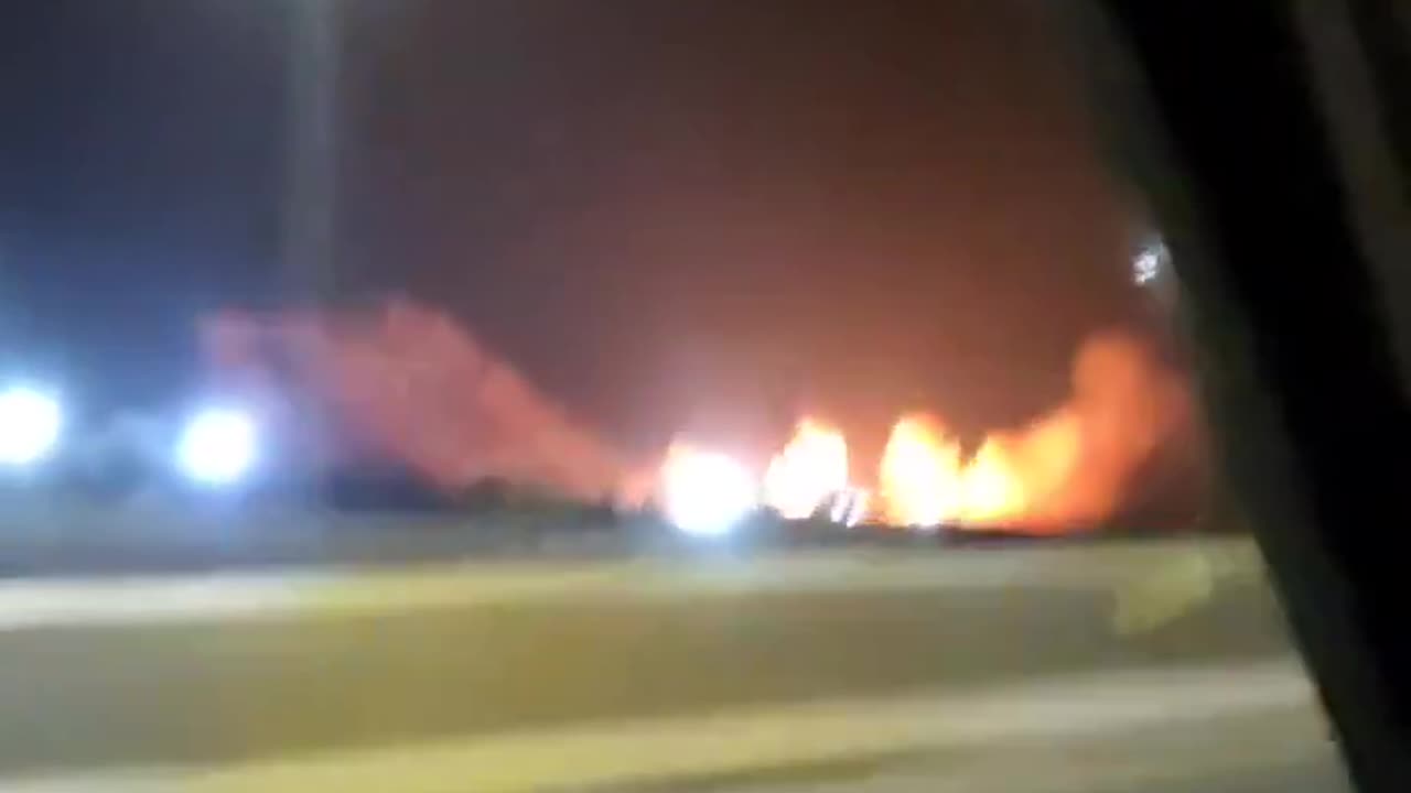 The Imam Hassan Military Garrison in Iran was destroyed. 1H ago