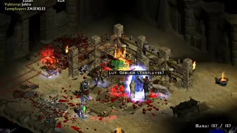 Diablo II: LoD (Coop, + Vyktory, 8-players mode / režim 8 hráčů) Walkthrough/Videonávod #79 [CZ/EN]