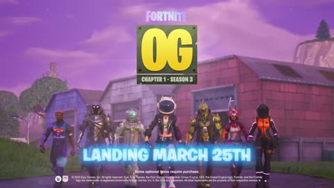 Fortnite - OG Season 3 The Event That Started It All Launches March 25