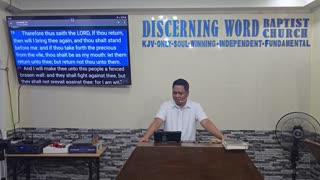 "If Thou Take Forth the Precious from the Vile" - Jeremiah 15 (Baptist Preaching - Ph)