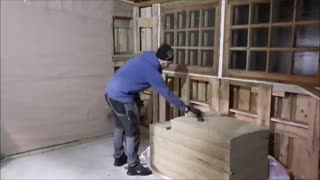 Pallet garage build. Part 3.