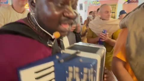 Temple kirtan at Iskcon Rajapur Dham, India January 2026