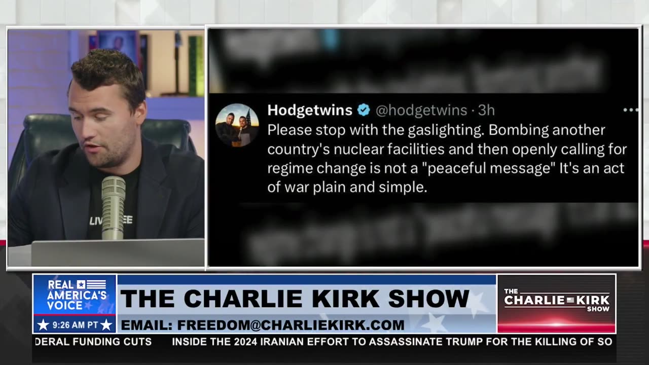 CONTRAST OF RESPONSES FROM MAGA OF U.S. STRIKING IRAN