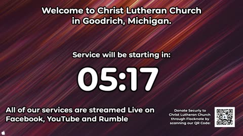 Christ Lutheran Church - Live Service Stream
