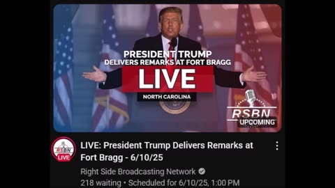 LIVE: President Trump Delivers Remarks at Fort Bragg - 6/10/25