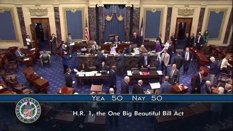 Senate passes Trump's bill as JD Vance breaks 50-50 tie