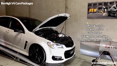 Revhigh V6 Cam & Dyno Tune Package! VF SV6 Hits 230rwkw! 🔥
