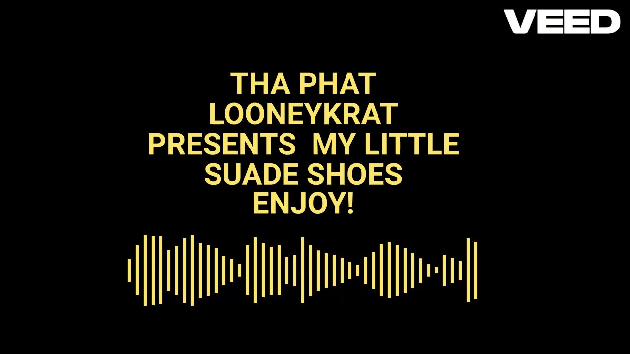 My Little Suade Shoes